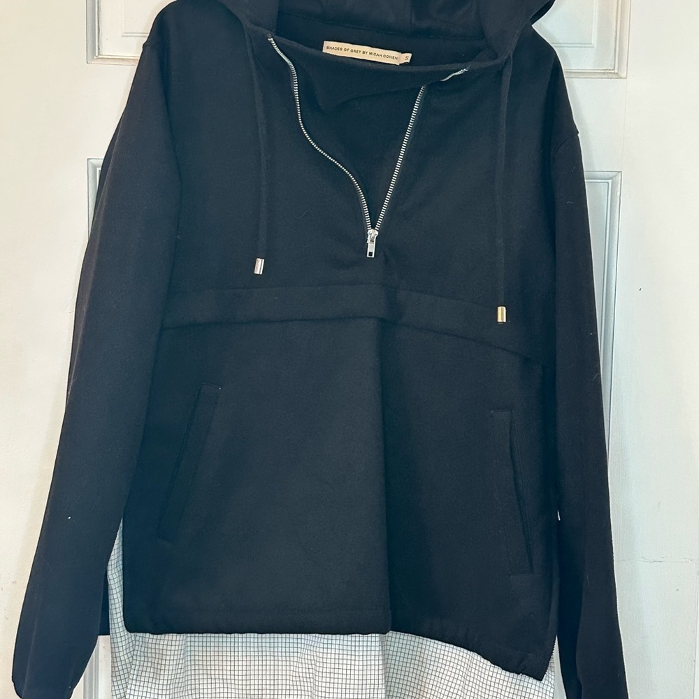 SHADES OF GREY BY MICAH COHEN Black Hooded Jacket